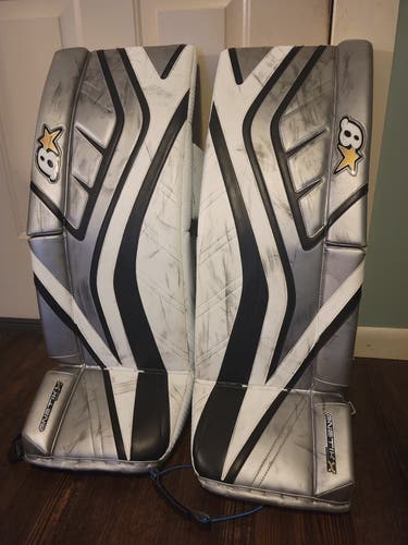 Used 35" Brian's Gnetik X Goalie Leg Pads