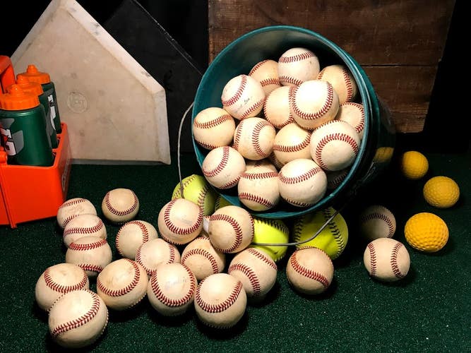 (36)Leather Baseballs *[WeShipFree2Day]* Quality-Top Name Brands