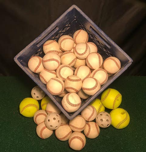 (24)Leather Baseballs *[WeShipFree2Day]* Top Brands Names(Inspected & Weighed)