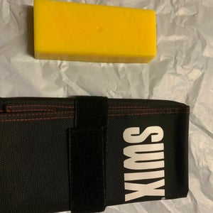 Swix empty black bag for tuning tools SWIX with bonus Swix bulk yellow wax NEW