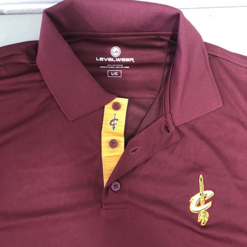 Cleveland Cavaliers mens large golf shirt