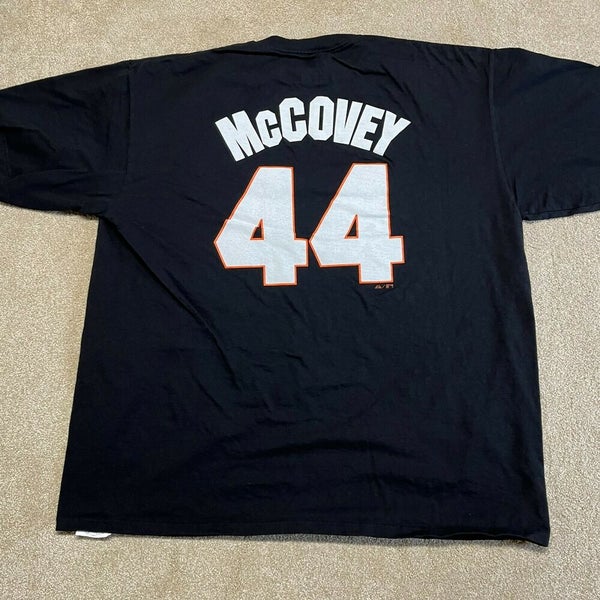 Willie McCovey San Francisco Giants T Shirt Men 2XL MLB Baseball Majestic  44 VTG