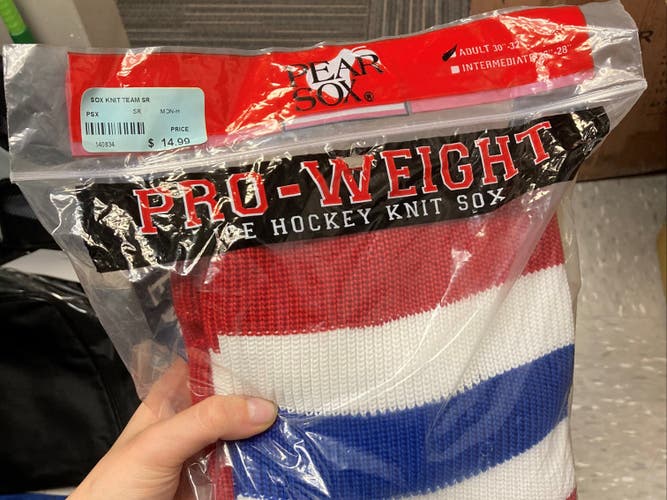 New Senior Montreal Hockey Socks (30"-32")