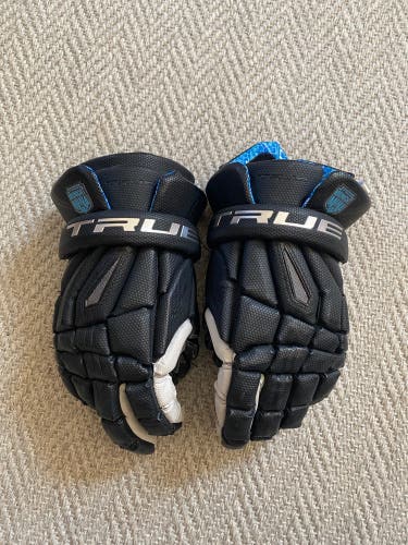Used True 13" Frequency Lacrosse Gloves (limited Edition Midnight Mania)