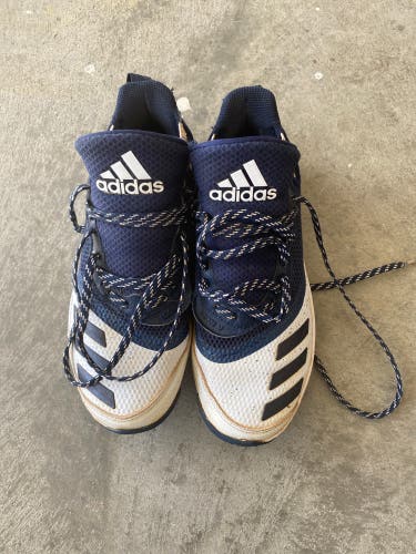 Blue Kid's Turf Cleats Adidas Icon V Boost