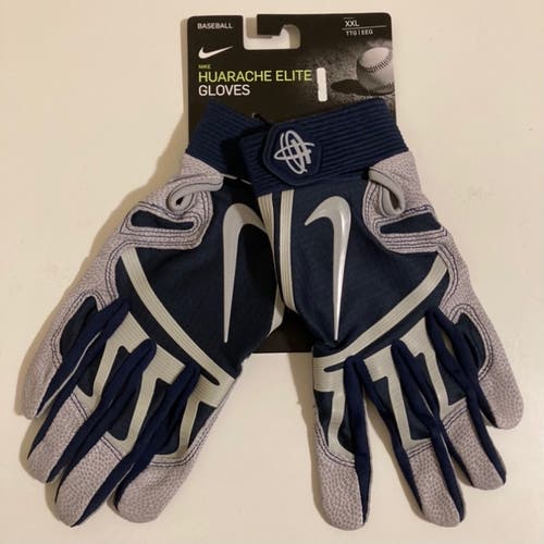 Nike Huarache Elite Leather Baseball Batting Gloves Team Issued Penn State Nitta