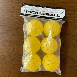 New Harrow Pickleballs 6 Pack