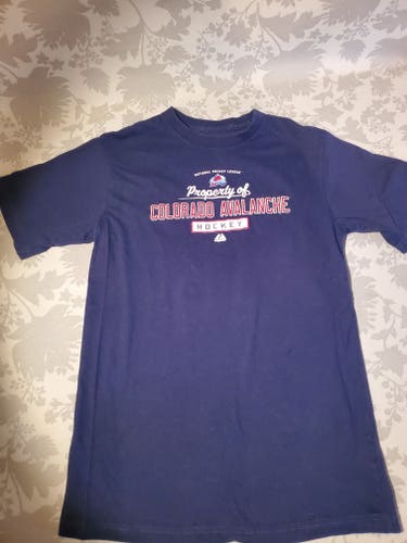 Youth Colorado Avalanche Hockey T-Shirt, Navy, XL