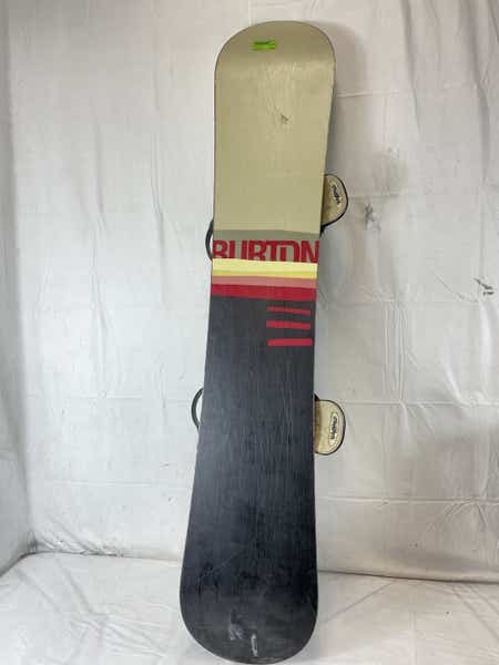 Used Burton Indie 152 Cm Mens Snowboard Combo W Burton