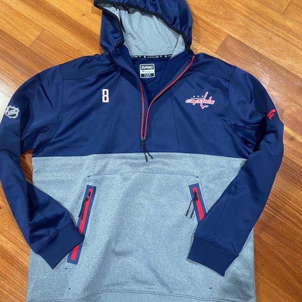 WASHINGTON CAPITALS Alex Ovechkin Fanatics Authentic Pro Locker Room Player Team Issue Hoodie XL