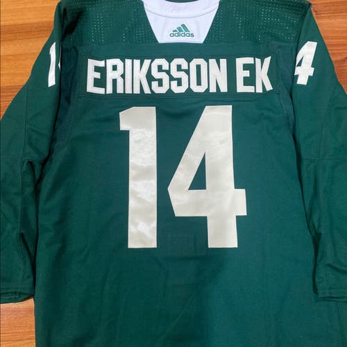 Joel Eriksson Ek Minnesota Wild MiC ADIDAS Authentic Pro Team Player Issue Training Camp Jersey