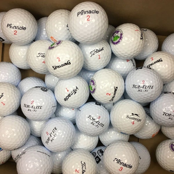 Nominaal Moeras heuvel Lot of 55 White Golf Balls Assorted Brands Titleist, Top Flight, Spalding  Union | SidelineSwap