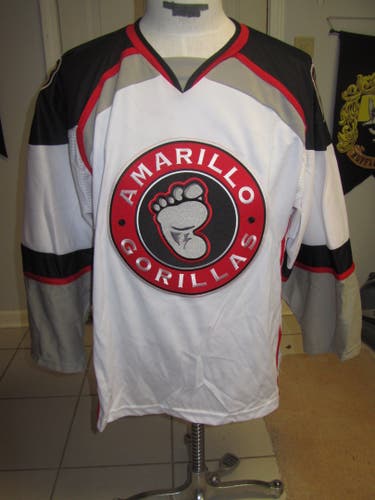 AMARILLO GORILLAS CHL YOUTH MINOR LEAGUE HOCKEY JERSEY BY OT SPORTS YOUTH LARGE
