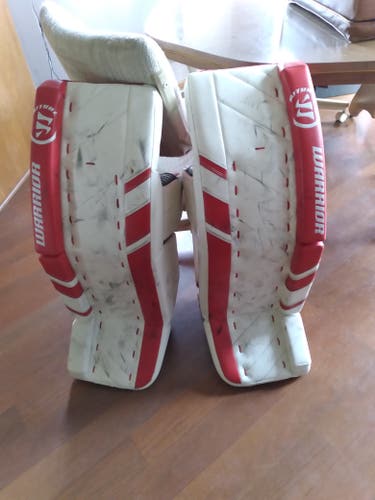 Used 34" Warrior Ritual G3 Goalie Leg Pads
