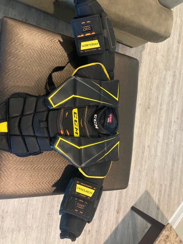 Used XL CCM Pro Stock Premier Pro Goalie Chest Protector