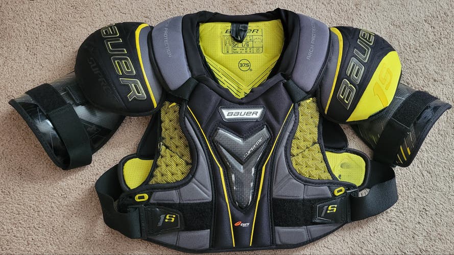 Used Senior Large Bauer Supreme 1S Shoulder Pads