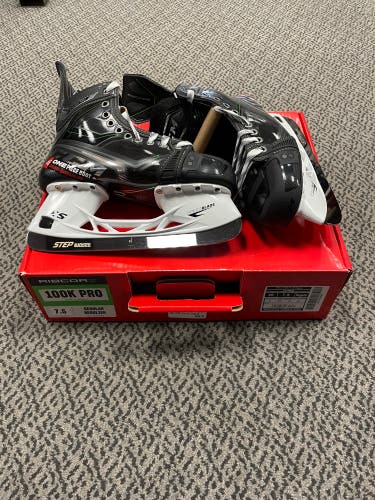 CCM Ribcore 100k Pro size 7.5 Regular width hockey skate