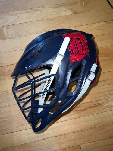 Used Detroit Mercy Player's Warrior Burn Helmet 2022