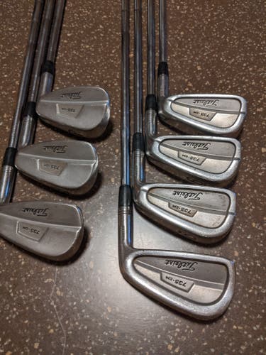 Titleist 735.CM 4-PW Forged Stainless Iron Set Stiff Flex Steel Shaft RH