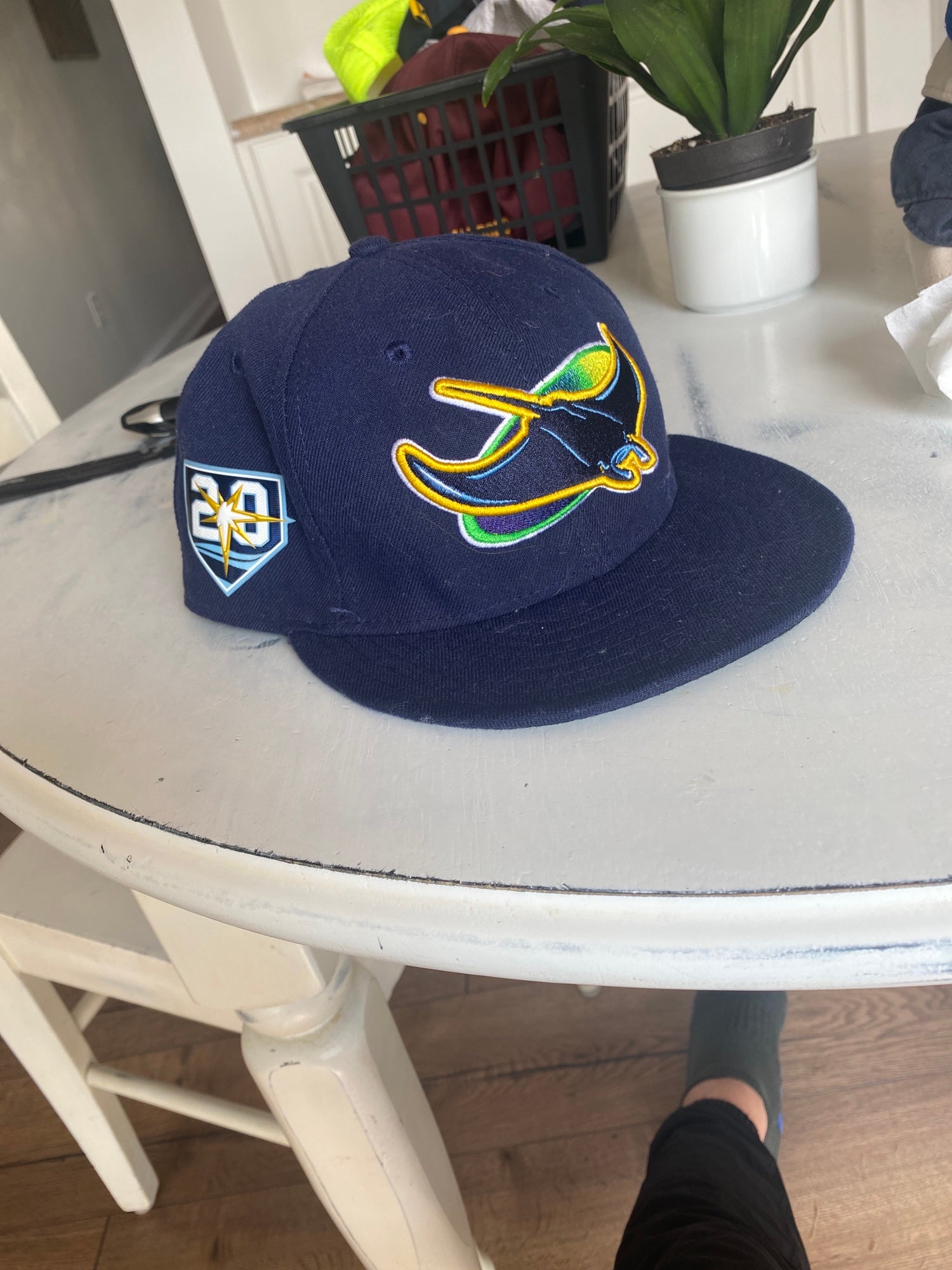 Tampa Bay Rays New Era 20th Anniversary Patch 59FIFTY Fitted Hat