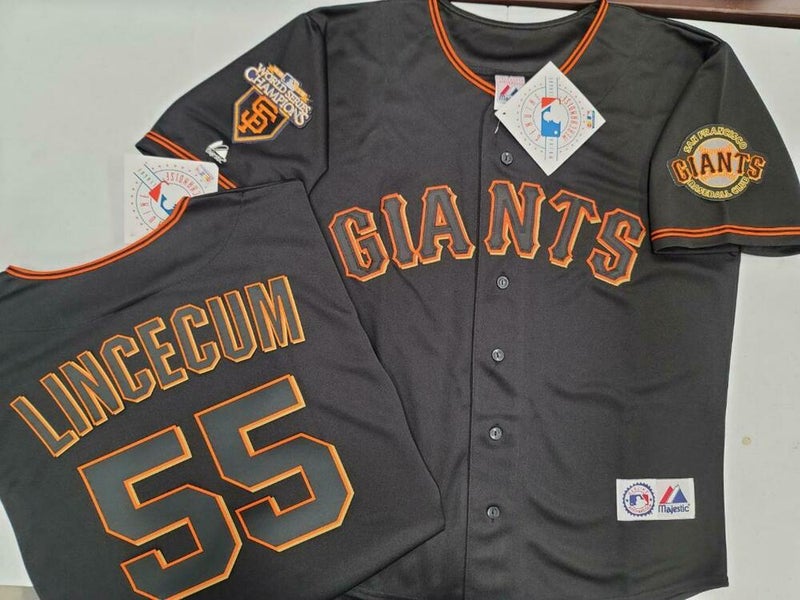 Lot Detail - 2013 Tim Lincecum San Francisco Giants Game Worn Road Jersey  With World Series Patch (MLB Authenticated)