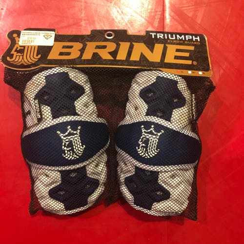 New Brine Triumph Arm Pads Navy Blue Youth L
