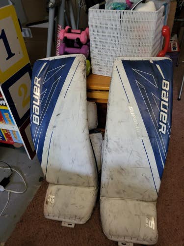 Used 35" Regular Bauer Supreme 1S Goalie Full Set Pro Stock