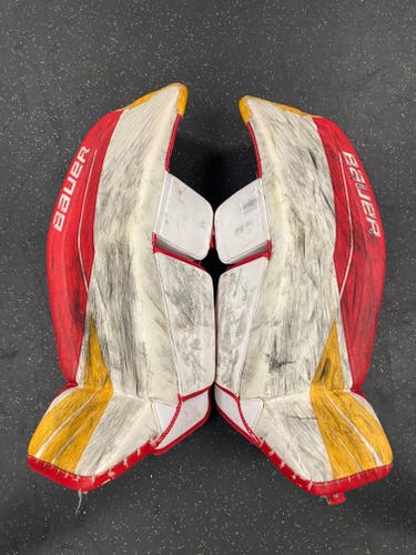 Used 35" Bauer Ultrasonic Goalie Leg Pads