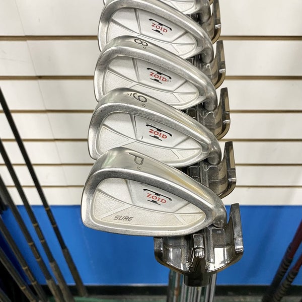 Used Mizuno T-zoid Sure Men's Right Iron Set 4i-pw Stiff Flex Steel Shaft