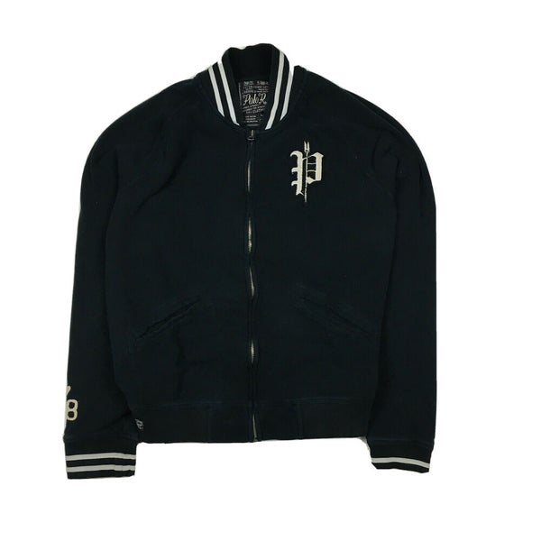 Nwt Polo Ralph Lauren Black Yankees Varsity Jacket