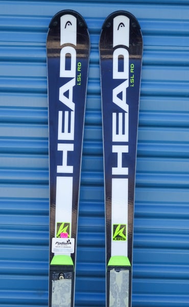 HEAD SLALOM WORLD CUP FIS w/Head Race Plates Size-165cm | SidelineSwap