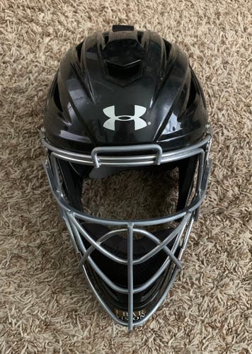 Used Under Armour Youth Catcher’s Helmet - Black