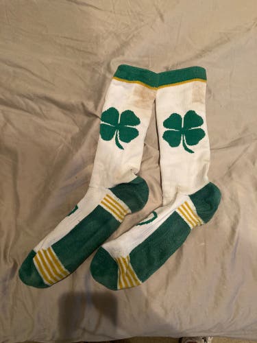 Notre Dame Lacrosse Clover Socks