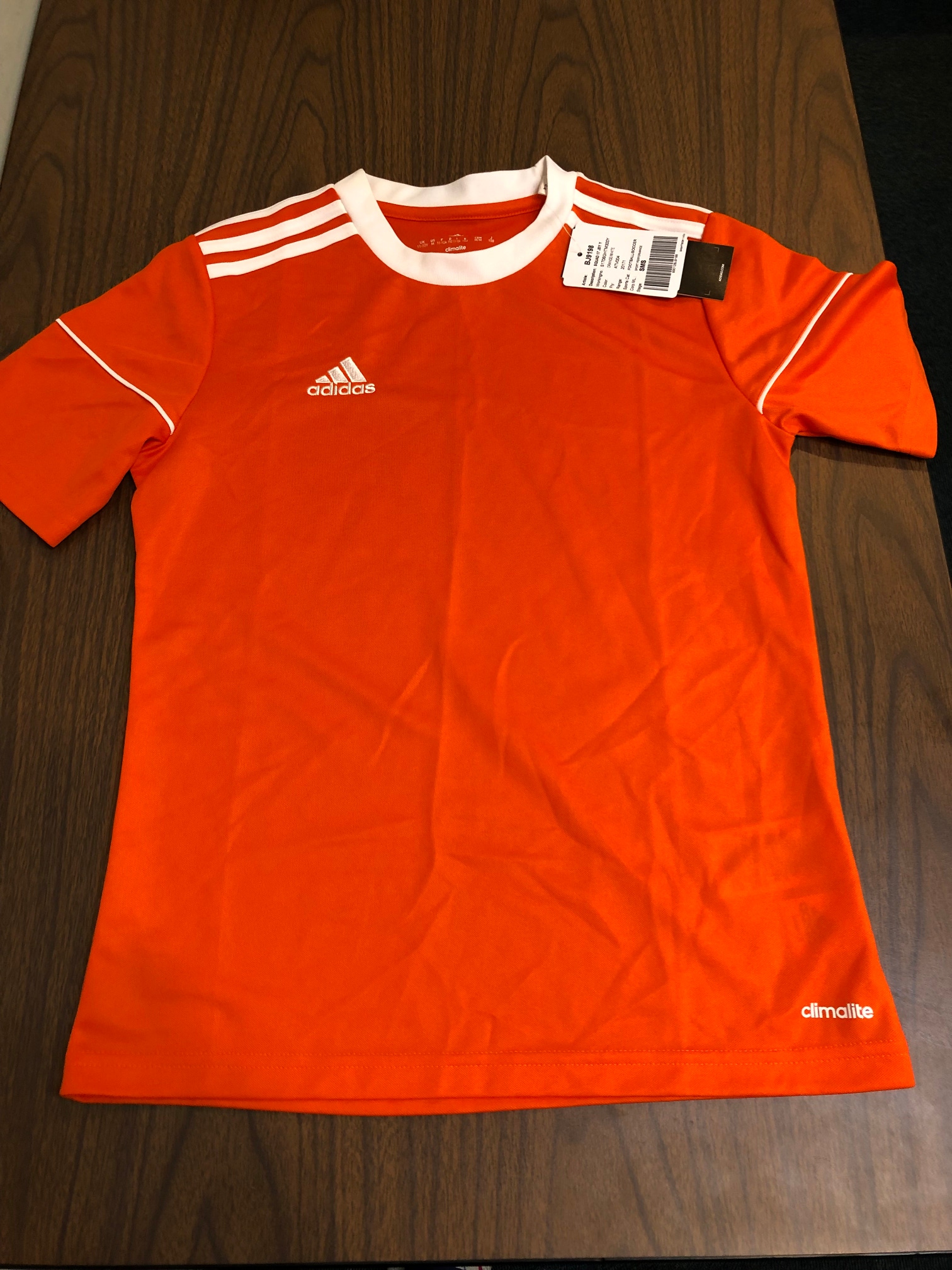 Orange Unisex Youth Medium Adidas Squadra 17 Jersey