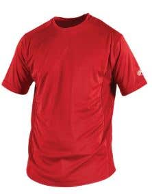 New Rawlings Youth Short Sleeve Base Layer Youth Large Red