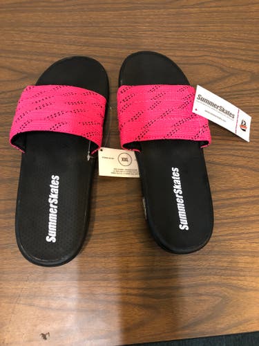 Pink Adult New Men's Size 14 (Women's 15) Sandals