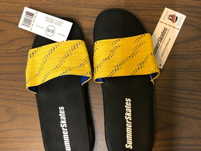 Yellow Adult New Unisex Size 12 (Women's 13) Sandals