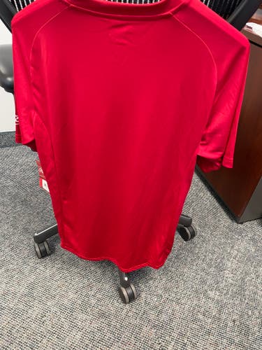 New Rawlings Short Sleeve Base Layer Men's Adult 2XL Red