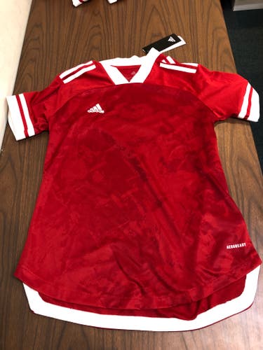 Red New Women's Adult Small Adidas Jersey