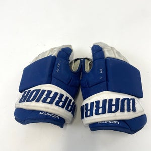 Used Royal Blue Warrior Alpha Pro Gloves | Size 14" | D269