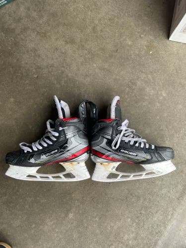 Used Bauer Regular Width Pro Stock Size 9.5 Vapor 2X Pro Hockey Skates