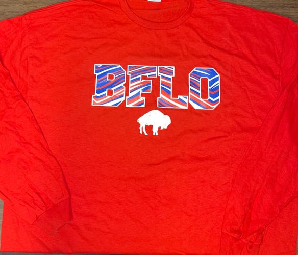 BFLO Zubaz Red long sleeve t shirt 2XL