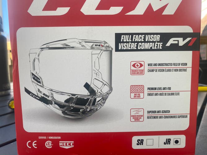 CCM FV1 Junior Full Face Shield