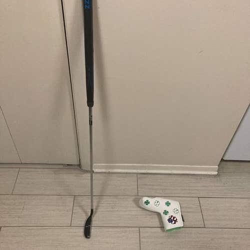 RH ODYSSEY METAL X 8 BLADE PUTTER - 37" - NEW GRIP AND HC