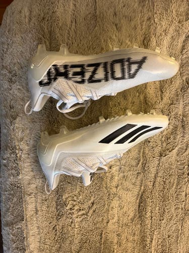 White Men's Size 11 (Women's 12) Low Cut Adizero