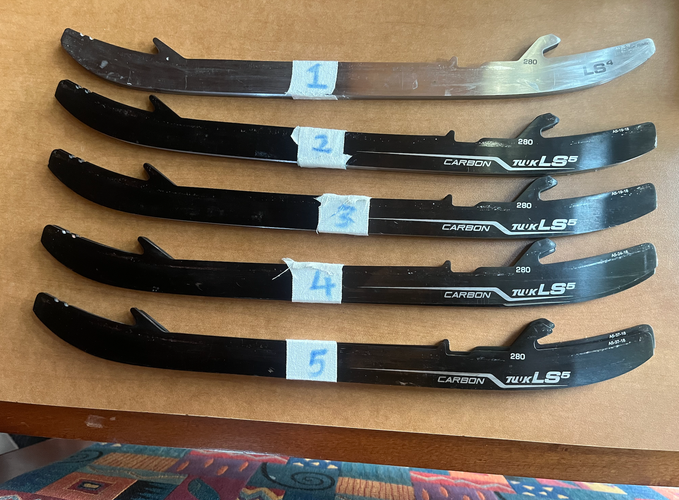 Used Bauer LS5 LS4 280 mm steel READ THE DESCRIPTION!!!!!