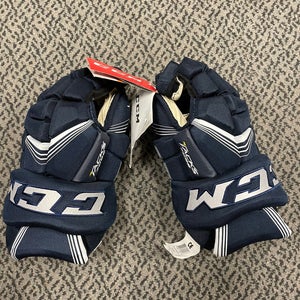 CCM Navy Tacks 7092 15” hockey gloves