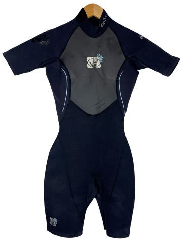 Body Glove Womens Spring Shorty Wetsuit Size 5-6 Pro 3 2/1