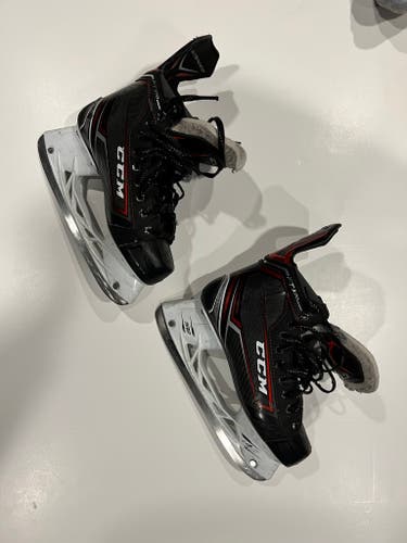 Senior Used CCM JetSpeed FT370 Hockey Skates Regular Width Size 7.5