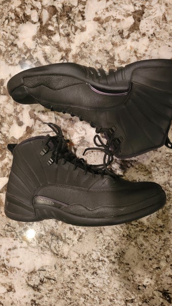 Black Adult Used Men's Size 11 (Women's 12) Air Jordan JORDAN 12 RETRO WINTER BLACK SIZE Shoes